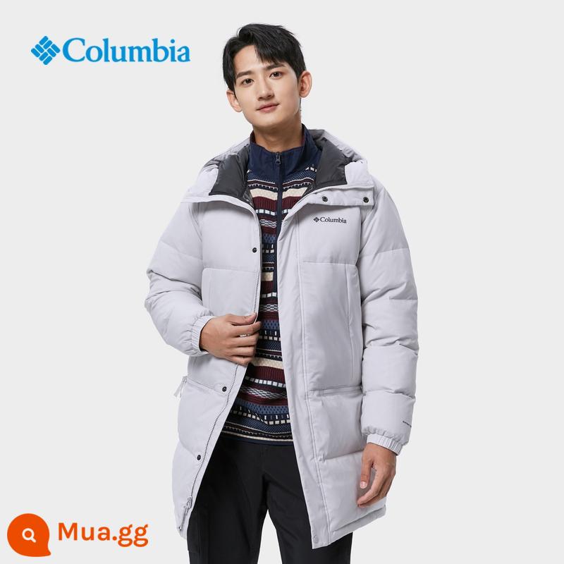 Áo khoác lông vịt lông xù dài vừa ấm áp dành cho nam và nữ Columbia WE0994 - 044 Xám mây trắng (nam nữ giống nhau)