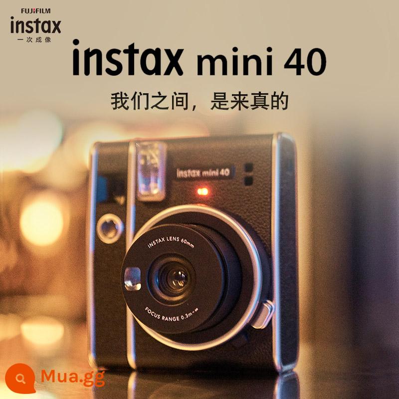 Máy ảnh Fuji đứng thẳng mini90 chụp ảnh đứng một lần máy ảnh cổ điển instax mini40 - mini40 I phiên bản hộp quà thông dụng (gồm 20 tờ giấy ảnh)