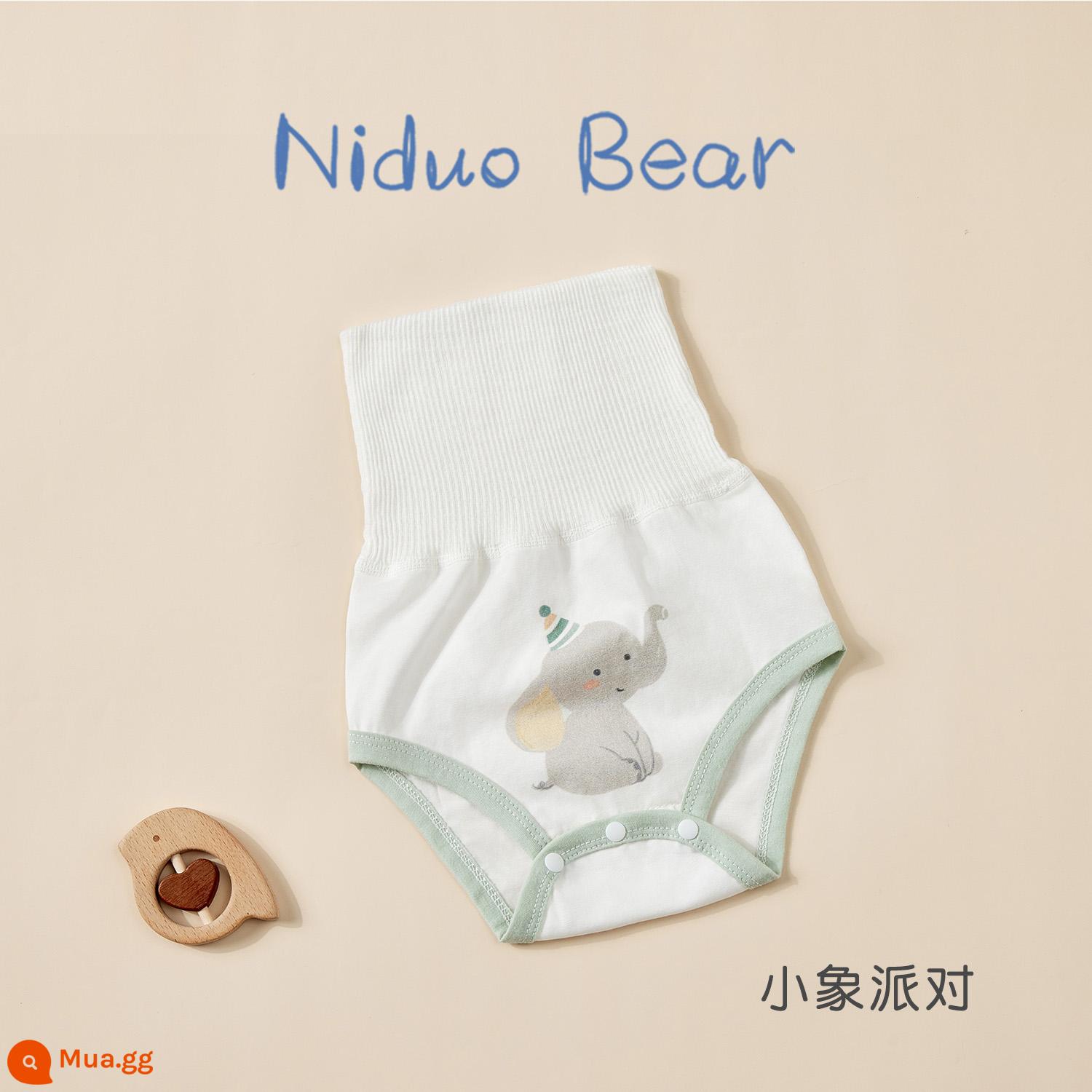 Nido Gấu Bé Bellyband Bụng Bảo Vệ Để Chống Lạnh Cho Bé Cao Cấp Bụng Bảo Vệ Hiện Vật Trẻ Em Cotton Nguyên Chất Bảo Vệ Dây Rốn mùa Thu - DWK3007 Bữa Tiệc Chú Voi Nhỏ