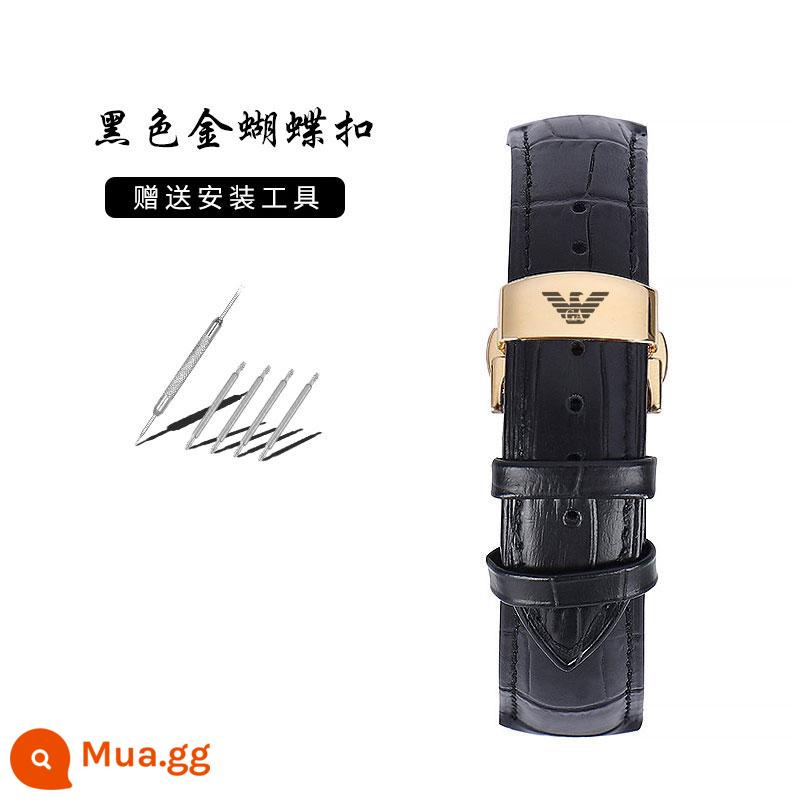 AR2447 AR1605 AR1637 BUNDLE BUNDLE BUNDLE BUCKLE BRAGETER 22 - Khóa bướm đen + vàng