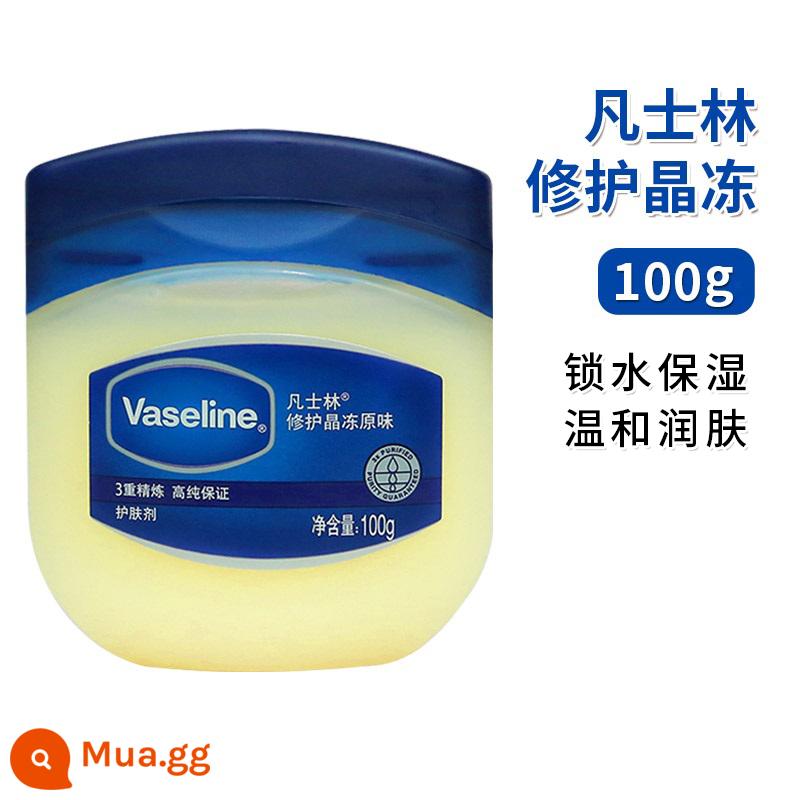 Sữa ong chúa Vaseline Classic Repair Crystal Jelly 100g Hương vị ban đầu Kem dưỡng ẩm sửa chữa gót chân Kem dưỡng da tay chống nứt nẻ - Sữa ong chúa Vaseline*100g