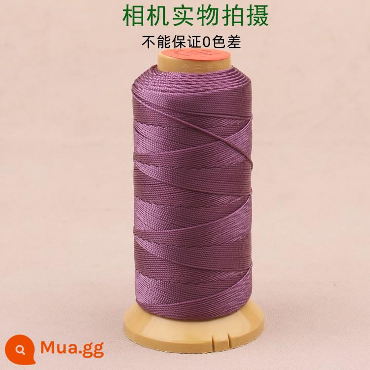 Dây hiệu ba con cá vàng làm mặt dây chuyền handmade sợi chỉ xâu chuỗi hạt đeo tay 3 6 sợi làm dây đỏ tua rua - Tím đậm (mã màu: R3529) 9 lượt chia sẻ