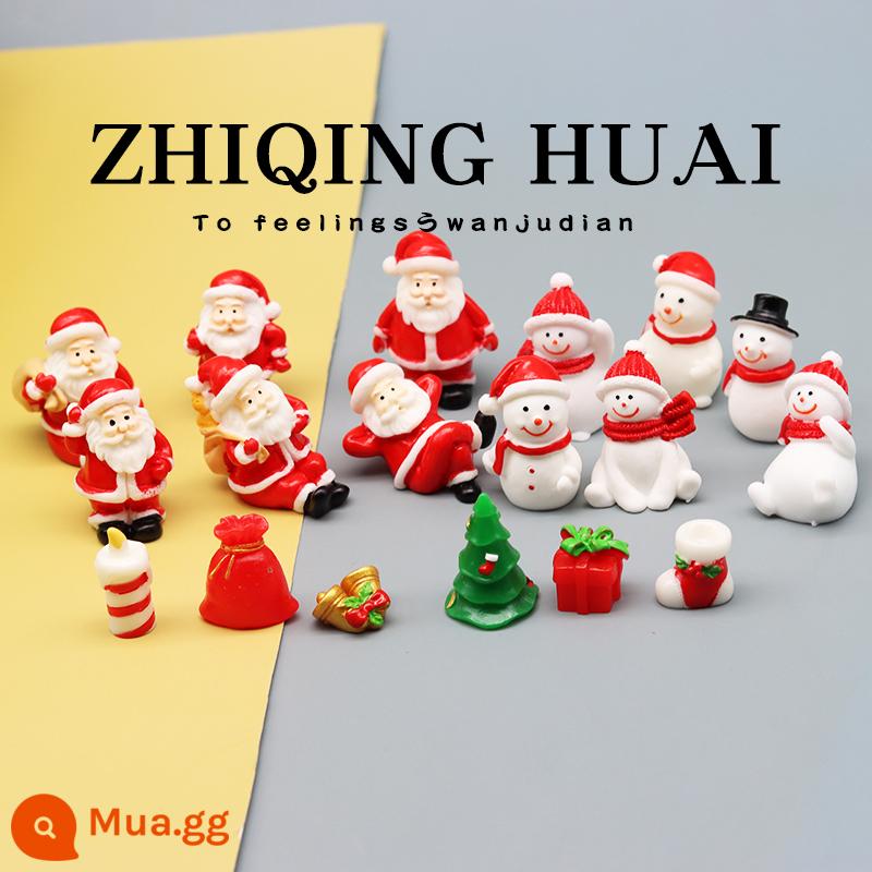 Độc Lập Mù Túi Ông Già Noel Bộ Q Phiên Bản Tặng Mini Thu Nhỏ Đồ Chơi Búp Bê Người Tuyết Giáng Sinh Trẻ Em Trang Trí - Túi mù độc lập, 15 kiểu ngẫu nhiên không trùng lặp