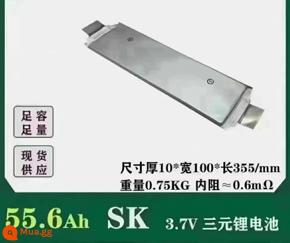 Mới lg mềm gói pin ternary pin lithium xả tốc độ cao xe điện xe điện sửa đổi người lớn xe tay ga đầu máy - SK55.6