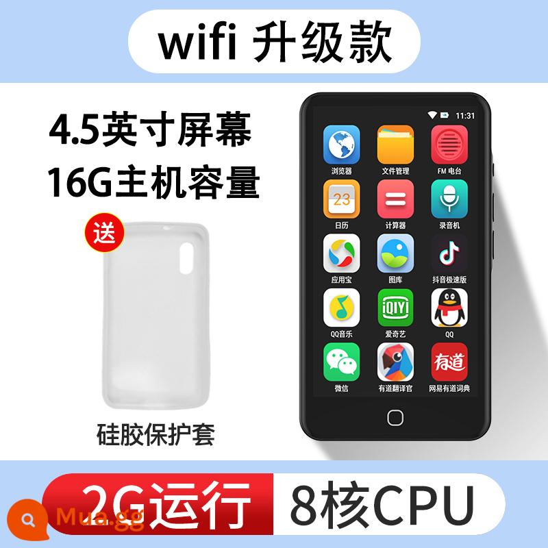 Ruizu H8mp4wifi có thể lướt Internet mp3 nghe nhạc Walkman phiên bản sinh viên Bluetooth mp5 toàn màn hình mp6 đọc tiểu thuyết - Model nâng cấp [chạy 2G+ tặng kèm ốp bảo vệ + bản màn hình lớn]