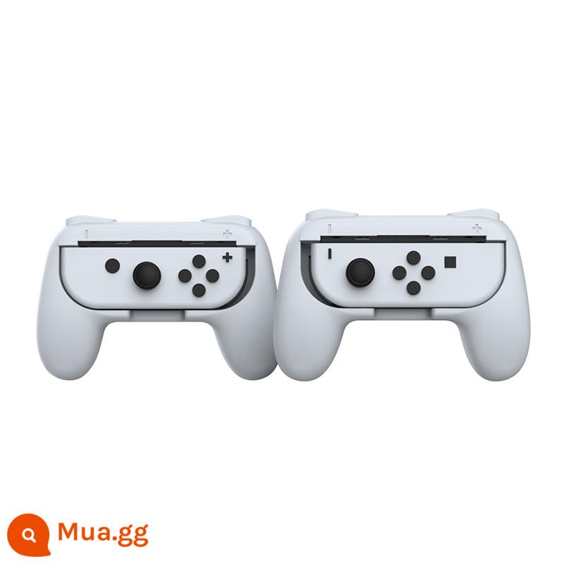 NSM switch handle grip pro game Phụ kiện Nintendo ns thiết bị bên ngoài thiết bị ngoại vi joycon grip set - Công tắc cặp Grip [trắng+trắng]/Oled đa năng