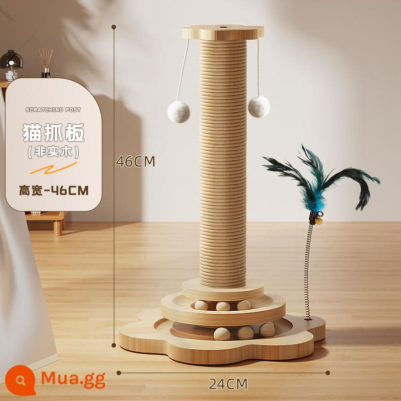 Bảng cào móng cho mèo, chống mài mòn và không có xơ, trụ vuốt mèo sisal, đồ chơi cho mèo con, gậy cho mèo, Khung leo mèo tất cả trong một để tự sướng và buồn chán - [Mô hình tiết kiệm chi phí với ưu đãi đặc biệt! ]Bốn trong một mèo gãi sau nâng cao