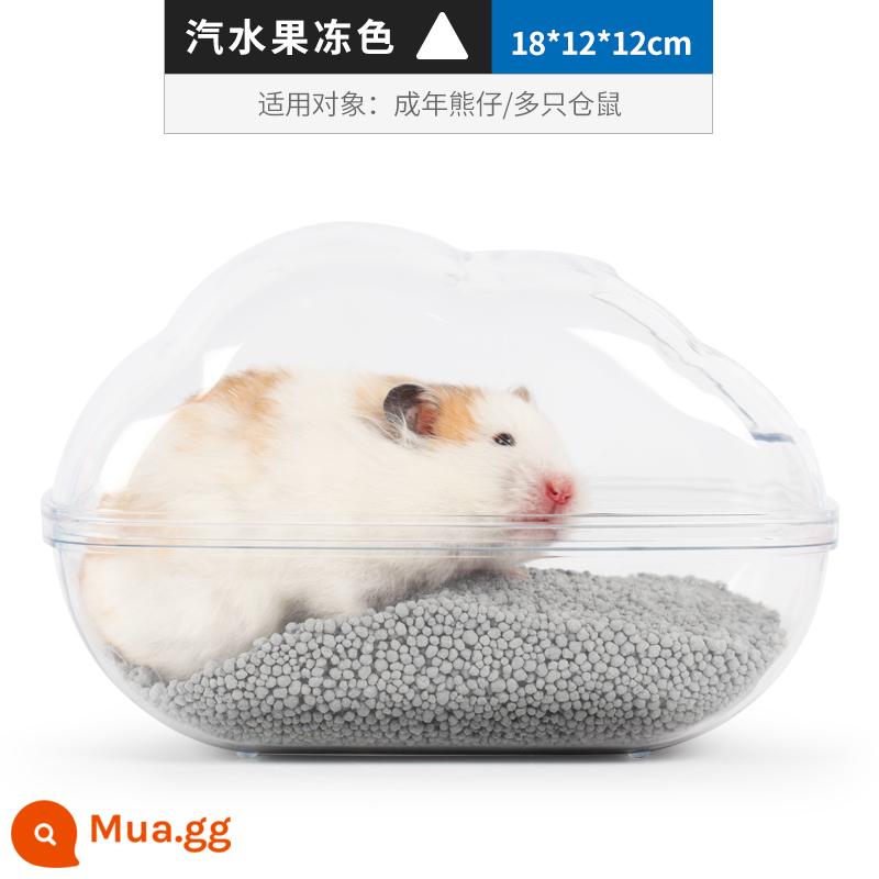 Bukastar cát tắm cho hamster nước tiểu bộ cát đặc biệt cát tắm khử mùi tắm gấu vàng lưu vực phòng tắm hamster nguồn cung cấp - Phòng tắm Yun Duo cực lớn - Màu sắc đa hướng (thích hợp cho chuột đồng, gấu vàng)