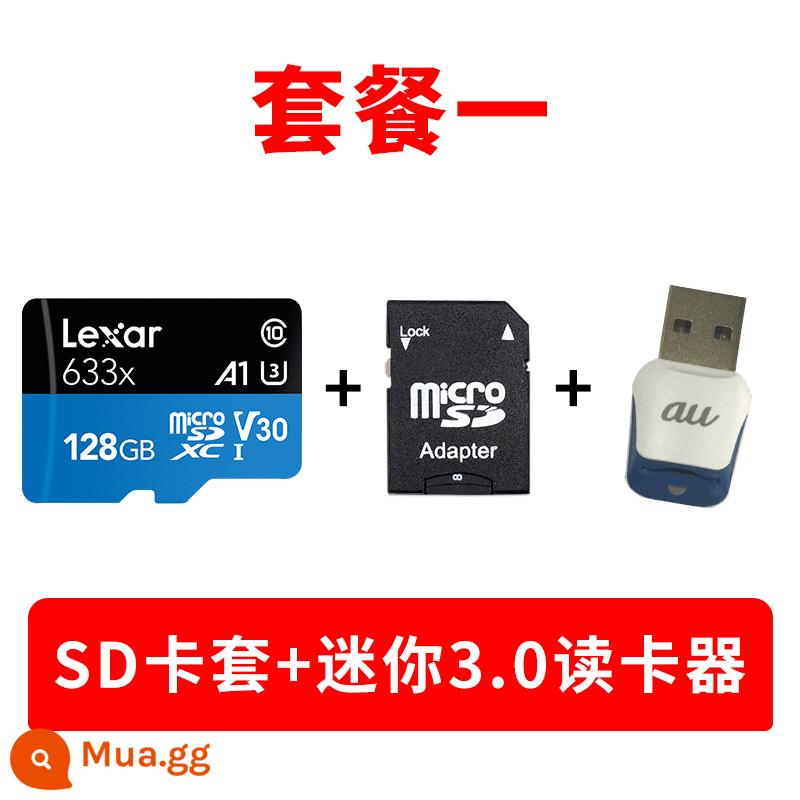 Thẻ Lexar TF 128G DJI drone gopro5/6/7 HD 4K bộ nhớ flash thẻ nhớ microSD NS Bộ nhớ điện thoại di động Huawei thẻ 128g màn hình lái xe thẻ nhớ HD - suất ăn 633 128g