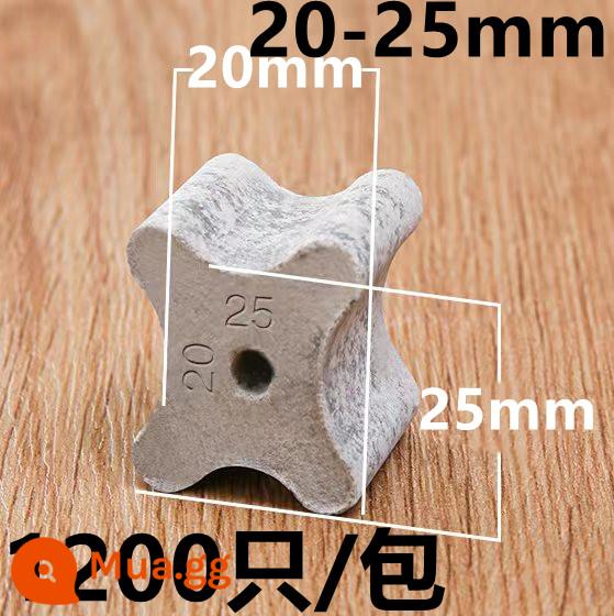 Lớp bảo vệ cốt thép bê tông gạch block 15-20-25-30-35-50-60-70-80-100mm - Miếng đệm hoa mận 20-25mm (1200 cái/túi)