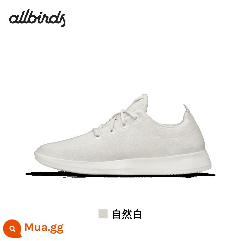 Allbirds Wool Runers Winter Winter Wool thoải mái giày bình thường Giày nam và giày phụ nữ đôi giày thể thao - Trắng tự nhiên