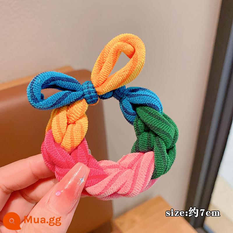 Dongdaemun Handmade Hoạt Hình Dây Cao Su Đàn Hồi Cao Dây Buộc Tóc Cho Nữ Buộc Tóc Đuôi Ngựa Mà Không Làm Tổn Thương Dây Tóc Cún Con Dễ Thương dây Buộc Tóc - cung 2 #