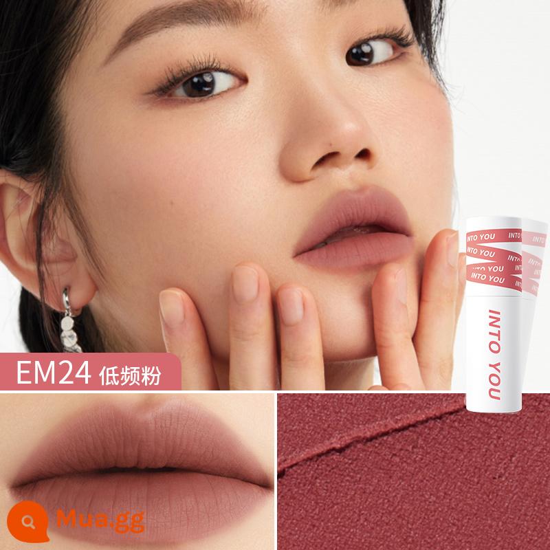 intnyou lip mud nitoyou/intuoyou/intuyou/intooyou son môi cửa hàng chính thức hàng đầu - Son môi vàng EM24# bột tần số thấp