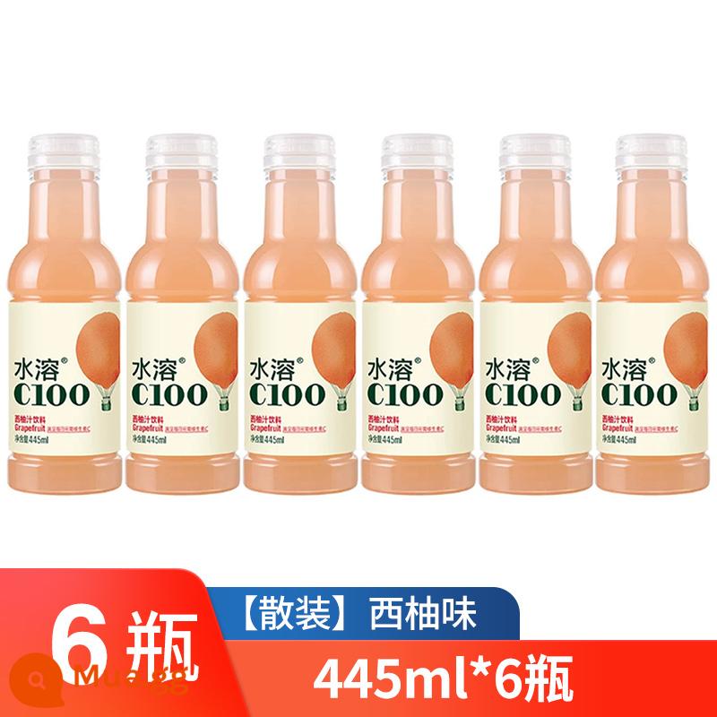 Nongfu Mountain Spring Nước hòa tan C100 Hương chanh 445ml * 15 Chai Nước giải khát FCL Giá phê duyệt đặc biệt Bưởi vỏ xanh Hương cam - [6 chai] Hương bưởi 445ml