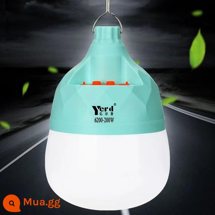 Yier Đặng 6200 Sạc Light Bullet 200W mang đến một ngôi nhà đêm mạnh mẽ ở thị trường ánh sáng khẩn cấp Đèn LED Đặc biệt LED Đèn LED - 4800mAh thắp sáng liên tục trong 8 giờ