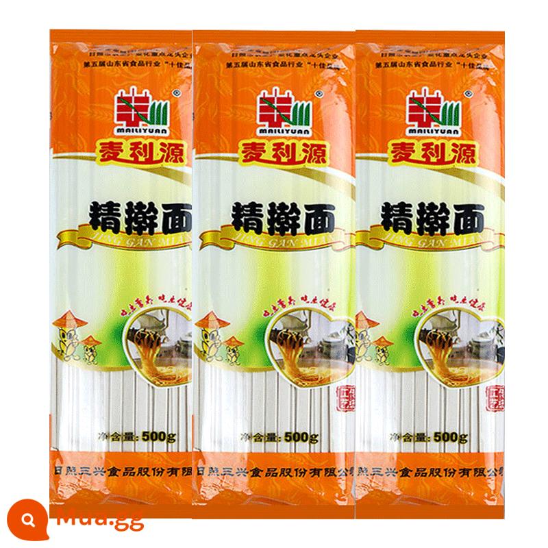 Mì trứng Mailiyuan Mì Longxu Bữa ăn nhanh sớm Mì mỏng Gluten cao Mì sợi cường độ làm bằng tay FCL Eight Catties - Lasagna cuộn mịn 500g*3 túi (người phục vụ khuyên dùng)