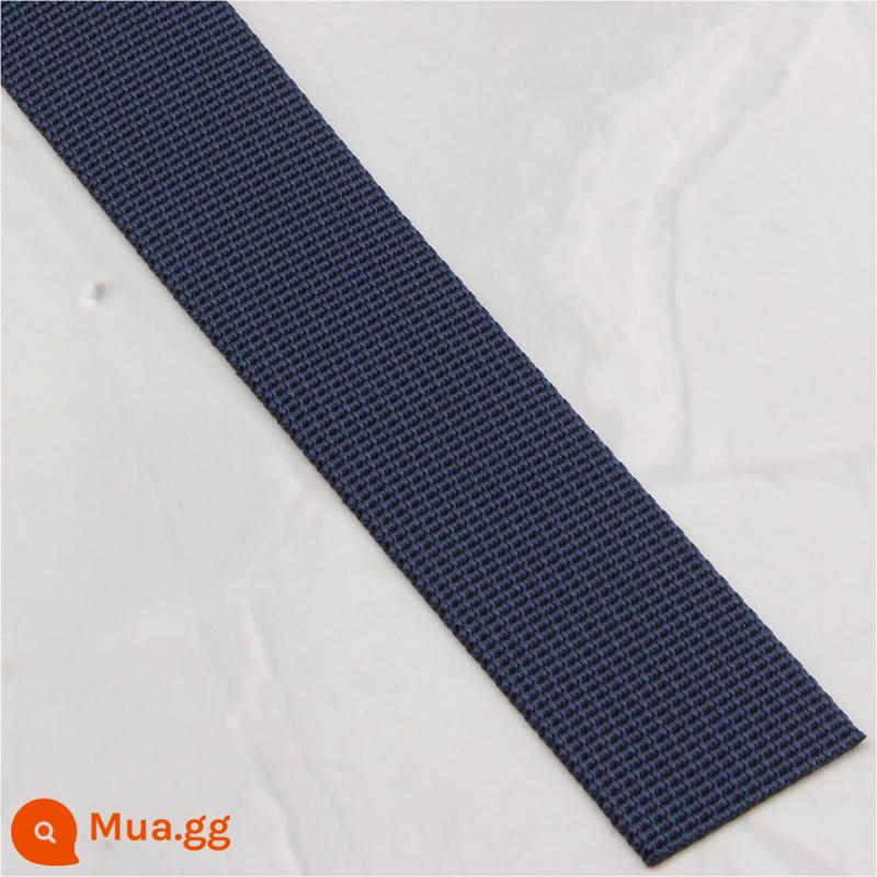 1.5-5CM Ruy Băng Nylon Hố Hoa Văn Màu Mã Hóa Lưng Túi Thay Thế Dây Đeo Vai Dây Đeo Túi Tự Làm Phụ Kiện Phụ Kiện - Vải rỗ được mã hóa màu xanh hải quân