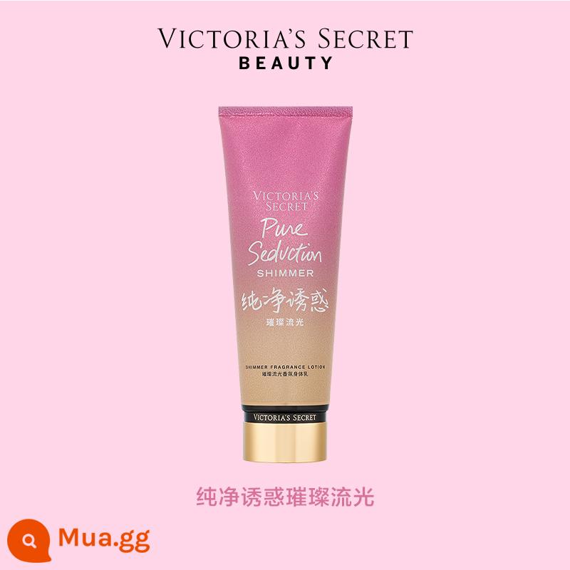 【Mua ngay】Sữa dưỡng thể hương thơm Victoria's Secret Velvet Petal Sữa dưỡng thể - Pure Temptation Brilliant Streamer (với ánh sáng lấp lánh)