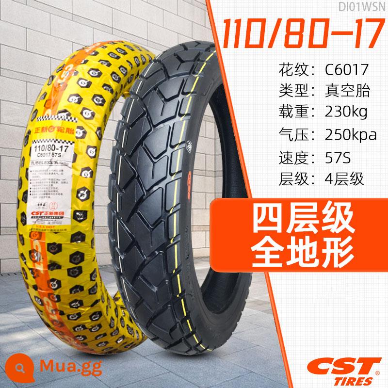 Lốp không săm xe máy Zhengxin Tire 90/100/110/120/130/140/150/60/70/80-17 inch - 110/80-17 Zhengxin (lốp chống trượt mọi địa hình)