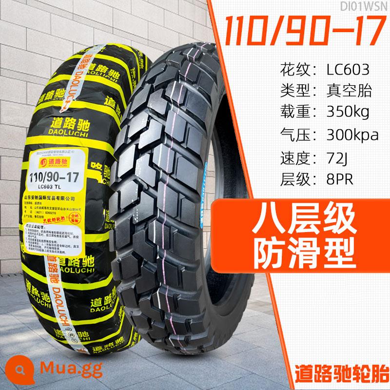 Lốp không săm xe máy Zhengxin Tire 90/100/110/120/130/140/150/60/70/80-17 inch - Lốp không săm 110/90-17 Luchi 8 lớp chống trượt