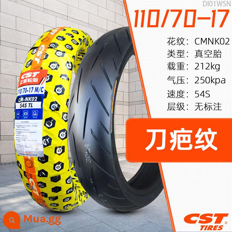 Lốp không săm xe máy Zhengxin Tire 90/100/110/120/130/140/150/60/70/80-17 inch - Lốp không săm chống trượt 110/70-17 Zhengxin