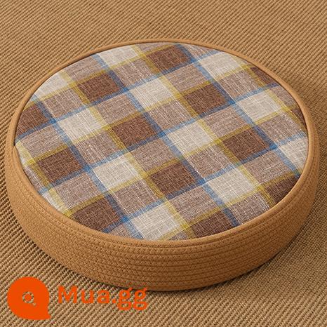 Nhật Bản Futon Đệm Phòng Khách Ban Công Cửa Sổ Vịnh Tất Nam Hộ Gia Đình Tầng Dày Thờ Phật Ngồi Trụ Thiền Thiền Đệm - vải kẻ sọc nhẹ