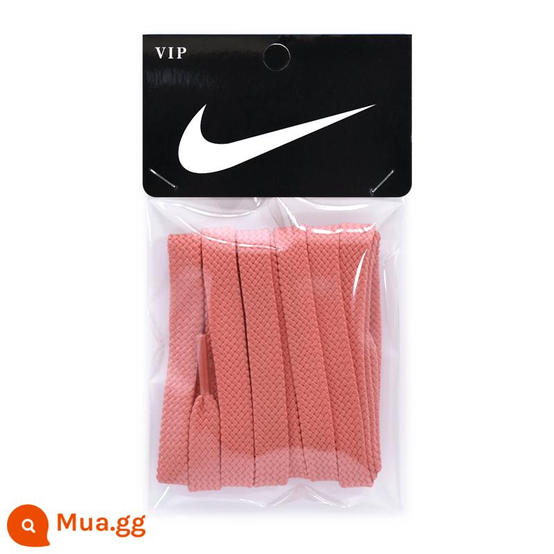 Dây giày cotton nguyên chất cho nam, đế phẳng màu trắng 2 lớp, thích hợp với giày Nike trắng, giày thường, giày thể thao, cotton nguyên bản, đa năng cho nữ - Đôi Nike Double Layer Đỏ Dưa Hấu 1