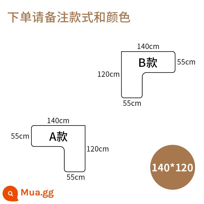 Bắc Âu Gỗ Chắc Chắn Góc Bàn Góc Bàn Làm Việc Nhà Góc Chữ L Bàn Máy Tính Để Bàn Đôi Bàn Làm Việc Hình Chữ L - Bàn đơn [140*120cm rộng 55*cao 75cm]