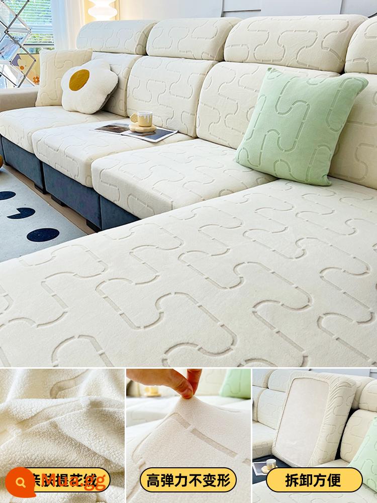 Vỏ sofa đa năng, trọn gói, không cần đo, một bộ sofa chống trượt đa năng, vỏ đệm sofa, ga trải sofa co giãn - Yuyao-Mibai