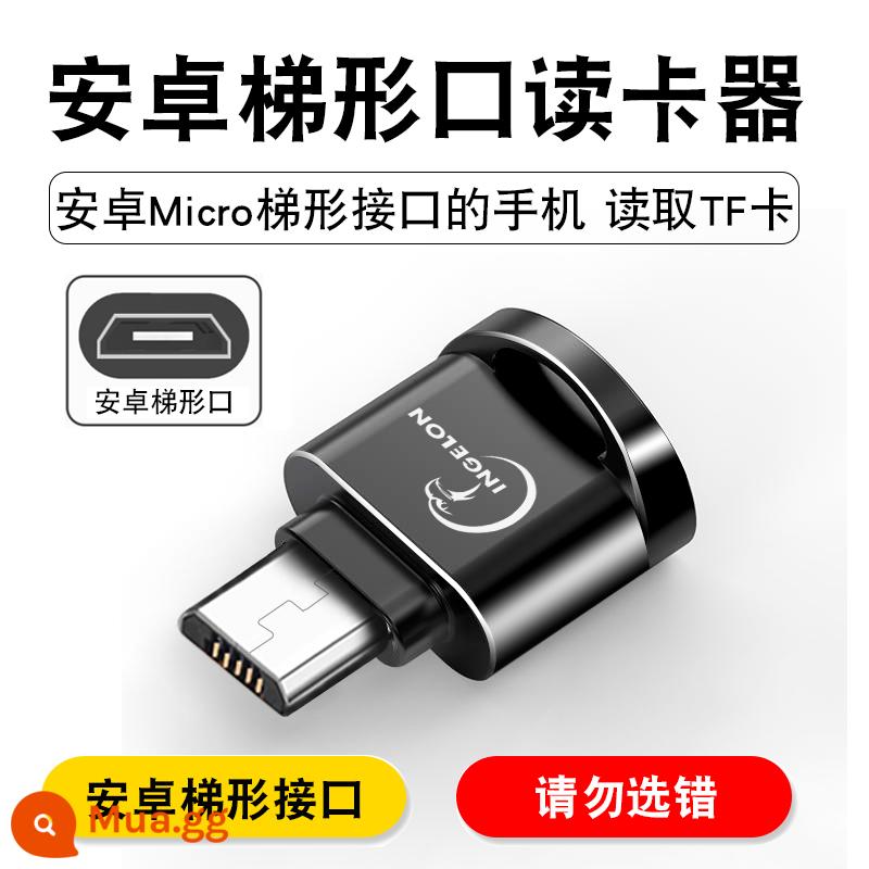 Điện thoại di động gắn ngoài thẻ nhớ tf sang ổ đĩa flash đầu đọc thẻ lưu trữ ngoài cổng loại c thích hợp cho Huawei plug-in kết nối đọc chuyển lưu trữ siêu liên kết mở rộng truyền lái máy ghi âm với sd mở rộng bên ngoài - Cổng hình thang Android đầu đọc thẻ tf chuyên dụng màu đen