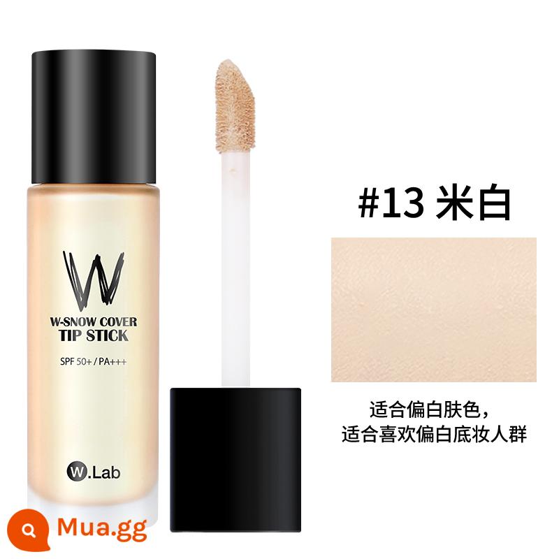 [Tự vận hành] wlab Kem nền dạng lỏng làm đẹp siêu mẫu Dafuliu SPF50+ chống nắng hiệu quả cao cải thiện tự nhiên 40ml - #13 Off-White – Phù hợp với tông da trắng