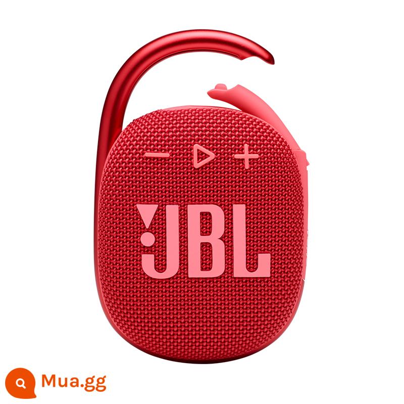 [Tự vận hành] Loa Bluetooth không dây JBL CLIP4 Khóa di động Âm thanh Loa siêu trầm mini chống nước - lễ kỷ niệm màu đỏ