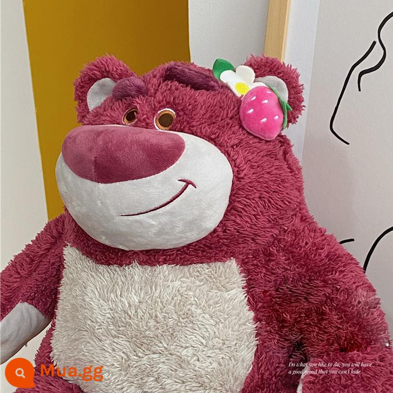 [Tự vận hành] Disney Toy Story Strawberry Bear Doll Plush Toy Doll Doll Strawberry Scent - Búp bê dễ thương gấu dâu 35cm