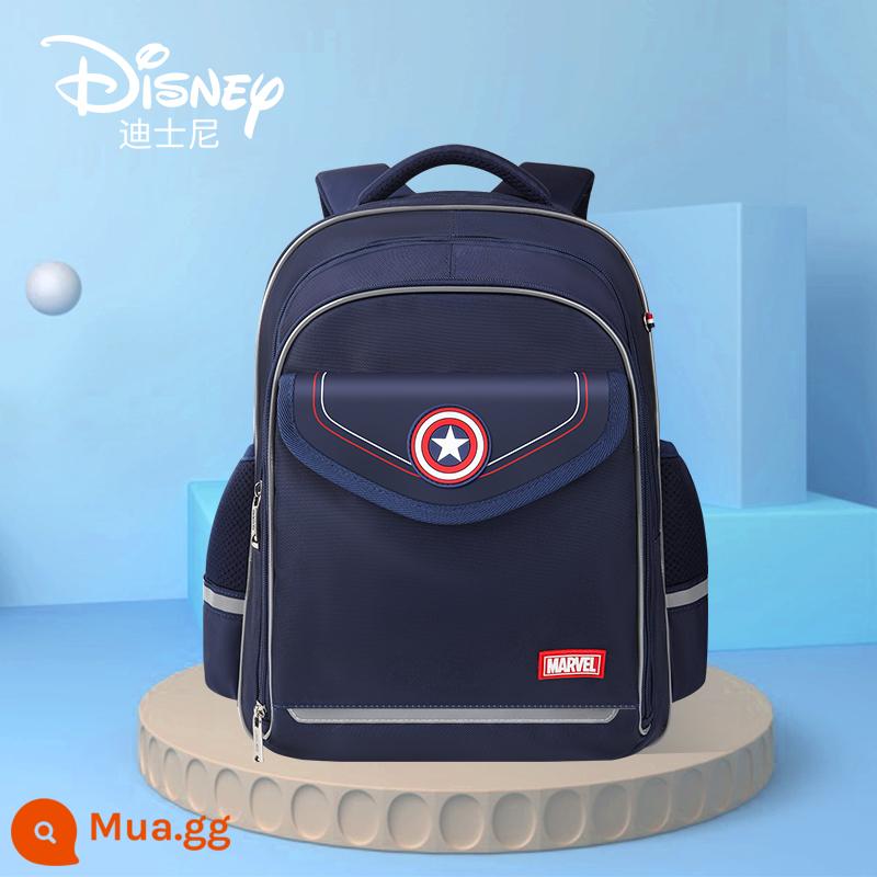 [Tự vận hành] Cặp học sinh bảo vệ cột sống Disney cho học sinh tiểu học và bé trai ba lô giảm nhẹ gánh nặng cho trẻ em - Captain America Lớp 2-4 (BA5867A1)