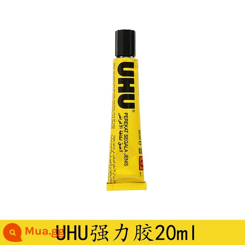 [Tự vận hành] Keo dán mạnh UHU nhập khẩu từ Đức keo dán phổ thông thủ công trong suốt mô hình gỗ thủy tinh kim loại chế biến gỗ sửa chữa giày đa chức năng đặc biệt keo dính keo dính đa năng - 1 thanh (20ML)