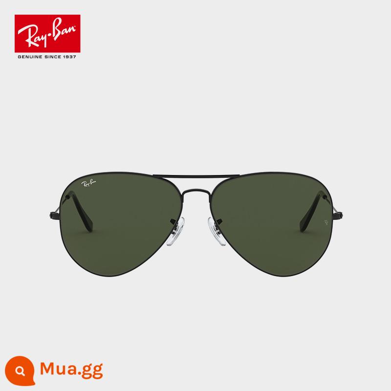 [Tự vận hành] Kính RayBan Ray-Ban mẫu phi công kính lái xe kính nam nữ 0RB3026 - 0RB3026L282162 gọng đen kính xanh trong suốt size 62