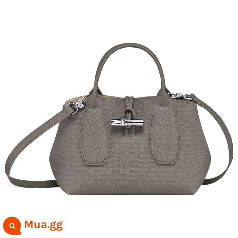 [Tự làm việc] LongChamplongChamp Bà Roseau Big Bag Crossbody Bag 10095HPN Lễ hội tre - Bồ câu rùa P55 màu xám