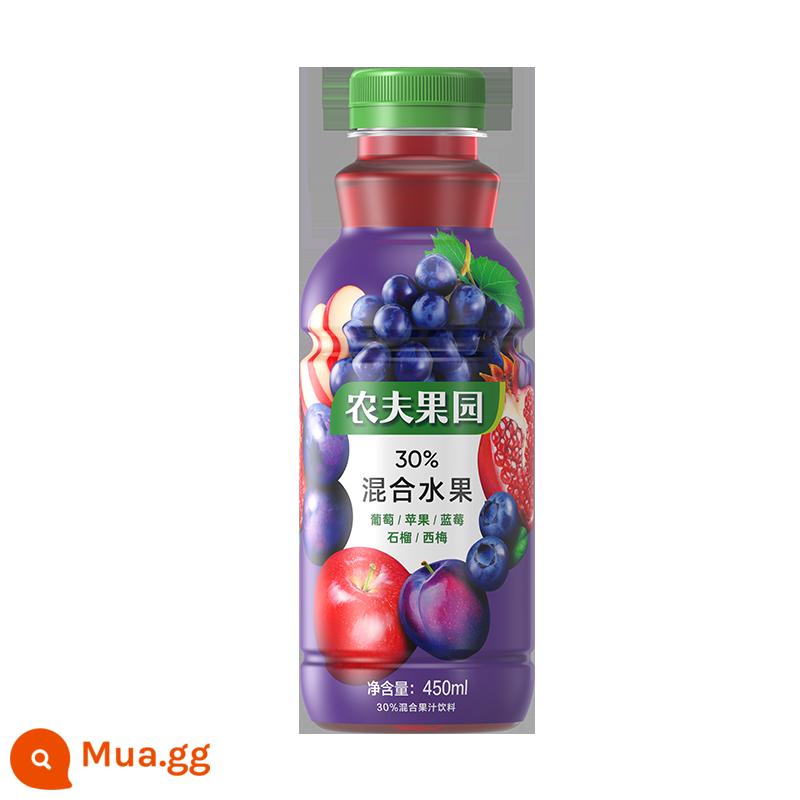 Nongfu Spring Nongfu Orchard Nước ép trái cây và rau củ hỗn hợp 30% Đào Dứa Táo Dứa Xoài Cam FCL - 450ml*15 chai/30% nước ép hỗn hợp nho, táo, việt quất, lựu và mận