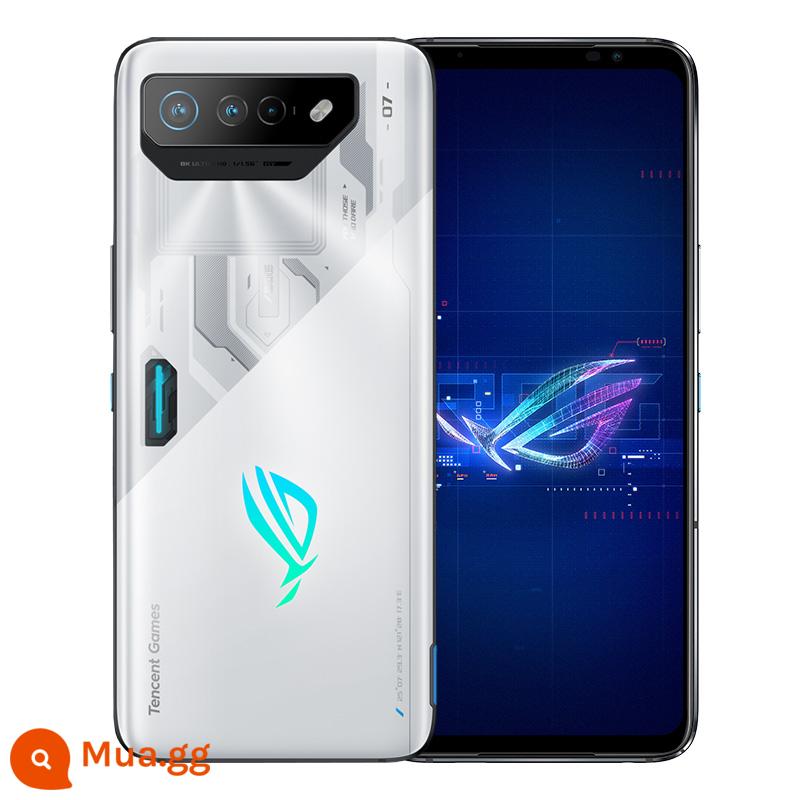 Sản phẩm mới có hàng SF Express] Điện thoại chơi game Tencent ROG7 7pro ASUS Snapdragon 8+Gen2 thẻ kép chế độ chờ kép 5G đầy đủ Netcom 165Hz thần đồng mắt game thủ cửa hàng hàng đầu thể thao điện tử quốc gia - Trắng