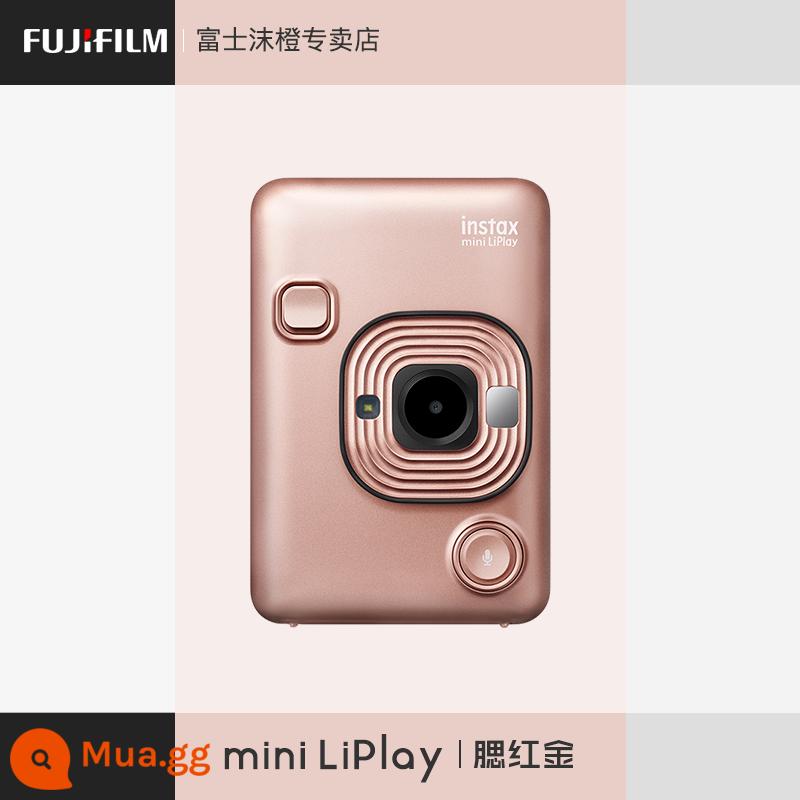 Fuji Polaroid instax mini LiPlay máy ảnh âm thanh hình ảnh tương tự kỹ thuật số một lần in ảnh trên điện thoại di động - vàng má