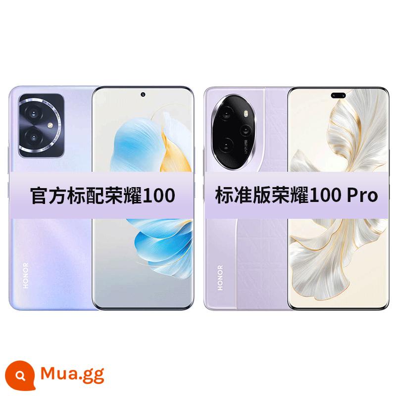 [24 tiết miễn lãi + bảo vệ màn hình bị hỏng miễn phí] Chọn tai nghe Huawei Honor HONOR Honor 100 Pro/100 điện thoại di động 5G mới cửa hàng hàng đầu chính thức trang web chính thức điện thoại di động Honor 100pro đích thực - Tiền tím