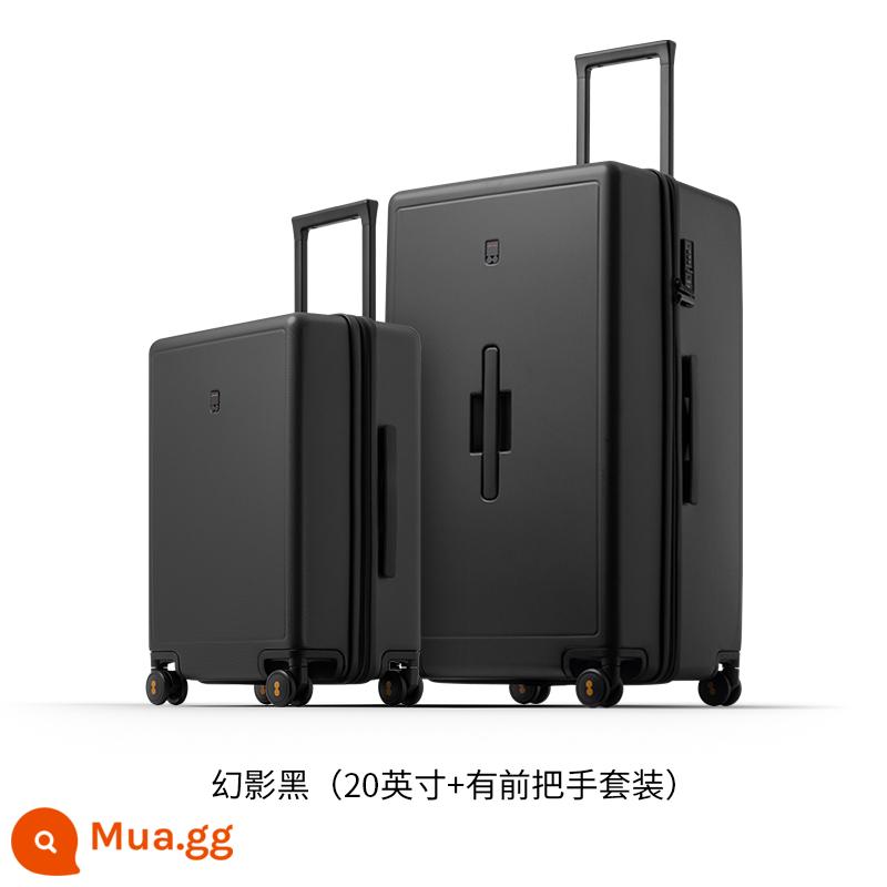 Horizon 8 Vali Nam 28 Inch Công Suất Lớn Vali Mật Khẩu Lên Máy Bay Vali Vali Nam Xe Đẩy Ốp Lưng phụ Nữ - Phantom Black-Đi nước ngoài/Đi học/Bộ đồ di chuyển (28 inch có tay cầm phía trước) Vui lòng lưu ý nếu bạn cần các màu khác