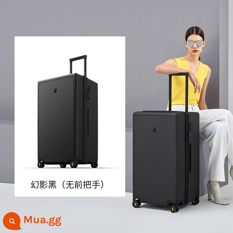 Vali kéo Horizon 8 vali kéo nam 20 inch vali bánh xe đa năng hộp mật mã vali kéo nữ sức chứa lớn - Màu đen (không có tay cầm phía trước)