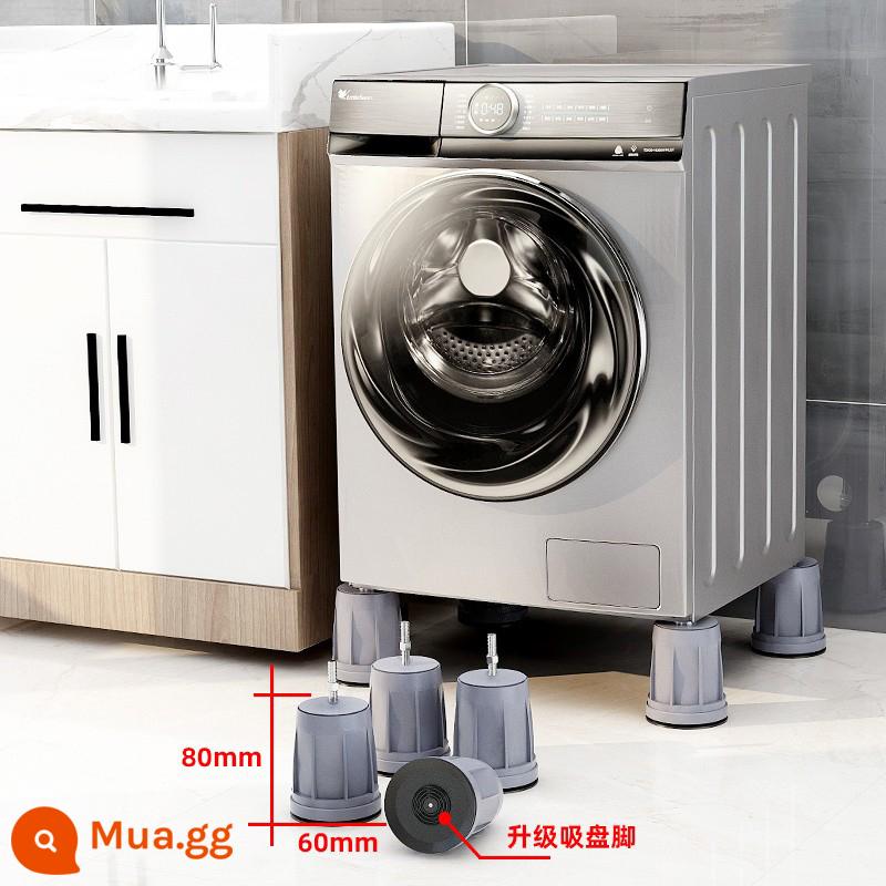 Đế máy giặt lồng giặt đệm đặc biệt Haier Little Swan đệm chân đa năng chống trượt chân máy chống sốc giá đỡ đẹp - [Con Lăn Đa Năng] Màu Xám 4 Chân Nhỏ