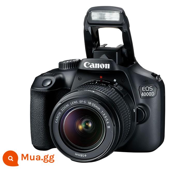 Máy ảnh một mắt Canon Canon EOS4000D 18-55III kit 3000D dành cho sinh viên du lịch HD cấp thấp - đen