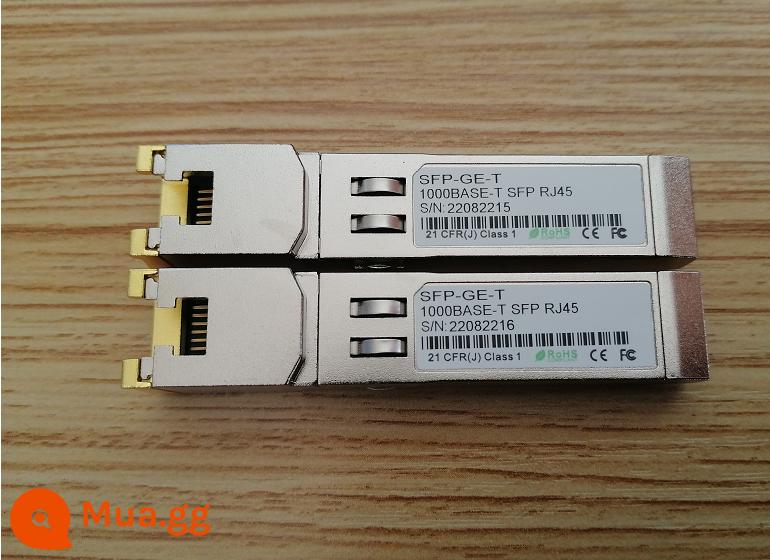 Mô-đun quang FCLF8521P2BTL-DL chính hãng của DELL Cổng điện 1000BASE-T Gigabit RJ45 SFP-1G-T - Tương thích với SFP-1G-T mới