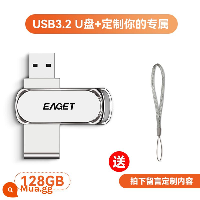 Yijie Đĩa U Tốc Độ Cao 128G Dung Lượng Lớn Chính Thức Chính Hãng Flagship Store USB Bộ Nhớ Xe Hơi Văn Phòng Tùy Chỉnh Sinh Viên - USB3.2-128G+ tốc độ cao tùy chỉnh độc quyền [Chụp ảnh nội dung tùy chỉnh tin nhắn]