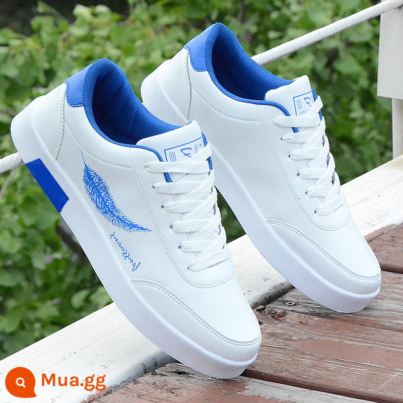 Giày Trắng Nhỏ Nam 2022 Giày Sneaker Nam Mới Phiên Bản Hàn Quốc Phù Hợp Với Xu Hướng Thể Thao Thường Ngày Giày Nam Mùa Đông Thoáng Khí - hoa lan trắng lông vũ