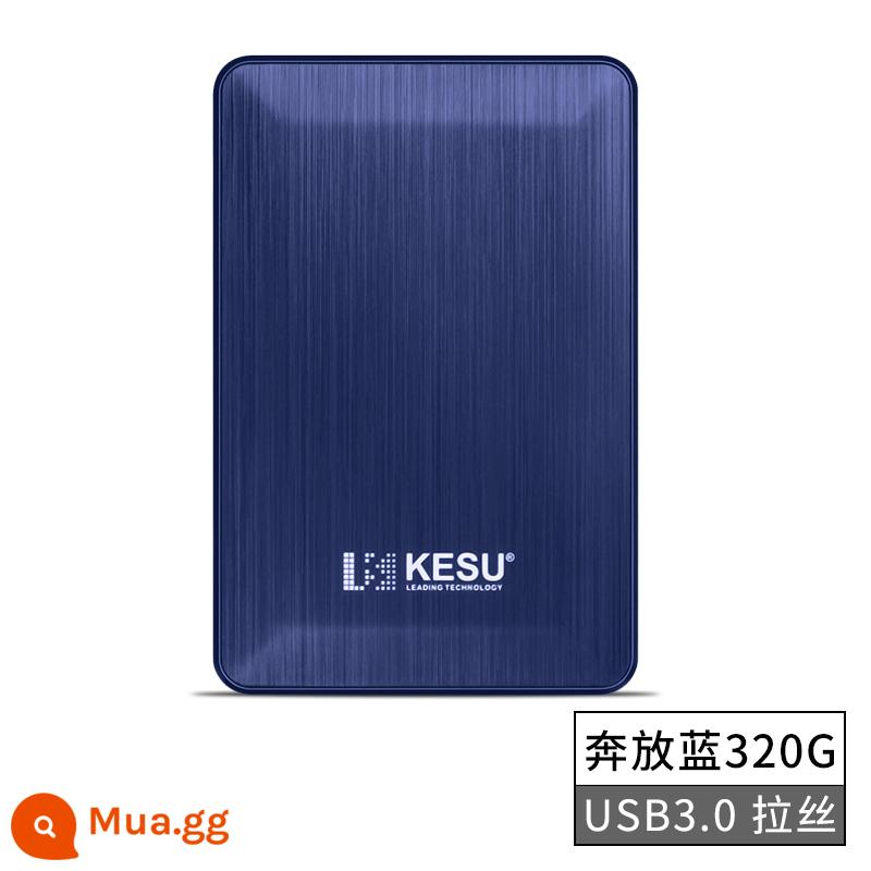 Keshuo Ổ Cứng Di Động 1T Máy Tính Di Động 2T Di Động Tốc Độ Cao 320G Mã Hóa Rắn Cơ 500G - 320G màu xanh