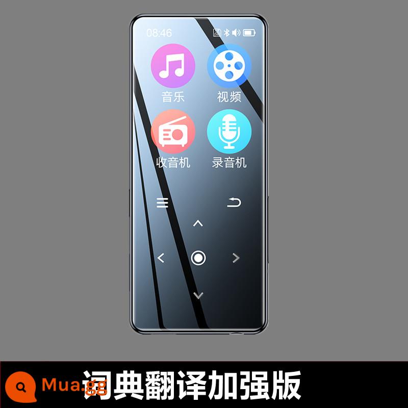 Soundton mp3 Walkman phiên bản học sinh máy nghe nhạc mp4 siêu mỏng chỉ nghe bài hát chuyên hỗ trợ dòng máy Bluetooth đọc tiểu thuyết cấp 3 nhỏ toàn màn hình sách điện tử di động thẻ mp5 thẻ mp6 - Cảm ứng kim loại + tiếp xúc bên ngoài + từ điển tiếng Anh